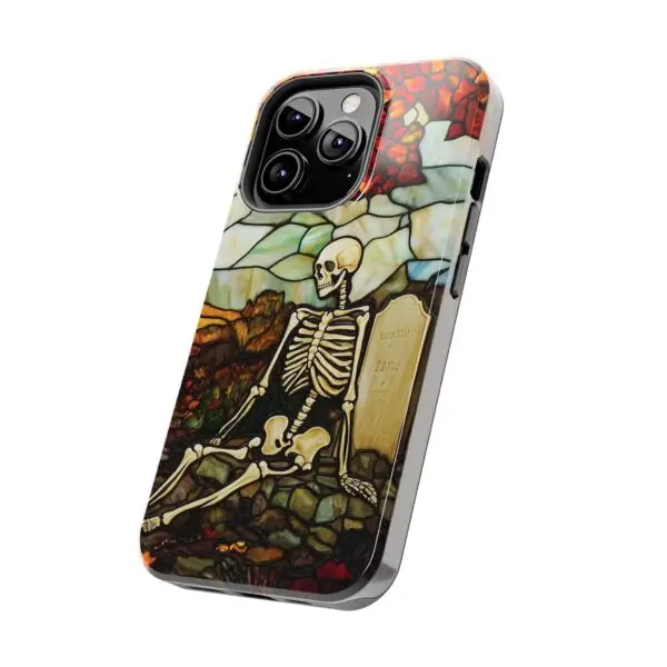 Autumn Graveyard Skeleton Tough Phone Cases for iPhone and Samsung - Image 73