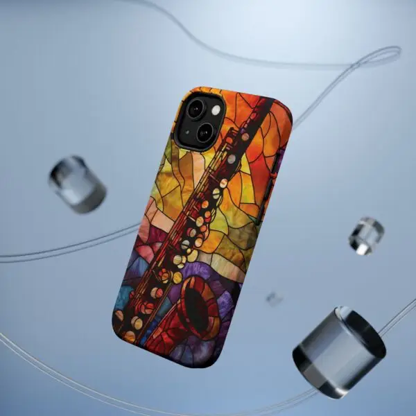 Symphonic Stained Glass Oboe Magnetic Tough Case for iPhone and Samsung - Image 15