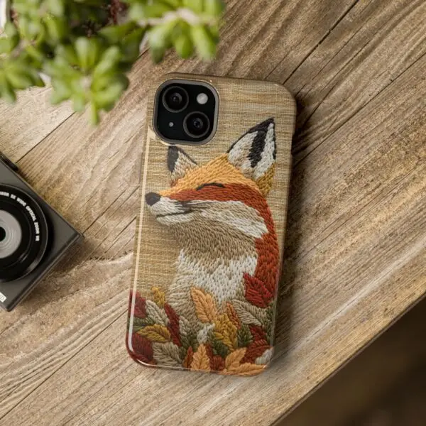 Autumn Whimsy Fox Magnetic Tough Case for iPhone and Samsung - Image 105