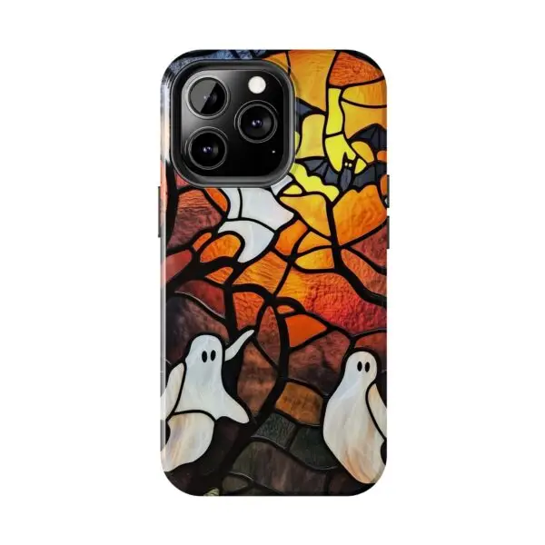 Spectral Stained Glass Halloween Tough Phone Case for iPhone and Samsung - Image 72