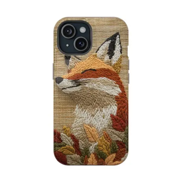 Autumn Whimsy Fox Magnetic Tough Case for iPhone and Samsung