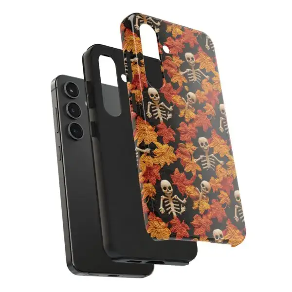 3D Autumn Skeleton Tough Phone Cases for iPhone and Samsung - Image 110