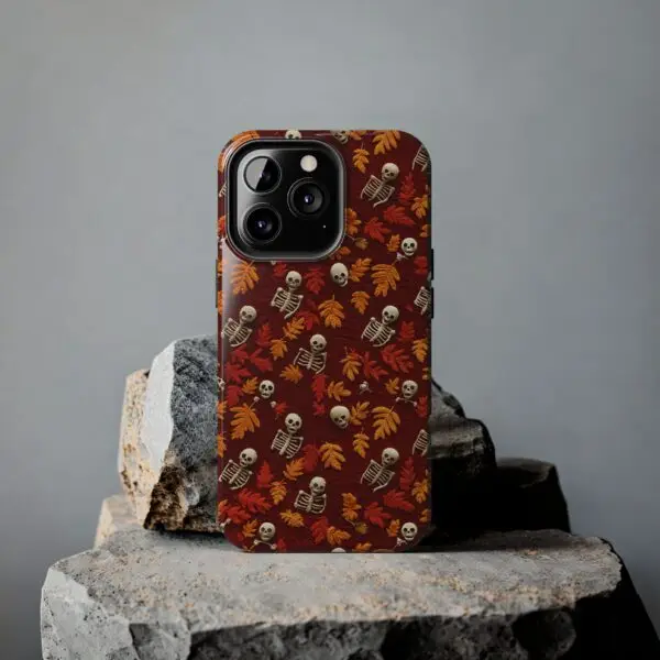 3D Orange Autumn Skeleton Tough Phone Cases for iPhone and Samsung - Image 75