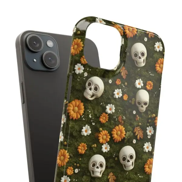 Autumn Requiem Mossy Autumn Skull Slim Phone Case for iPhone and Samsung - Image 14