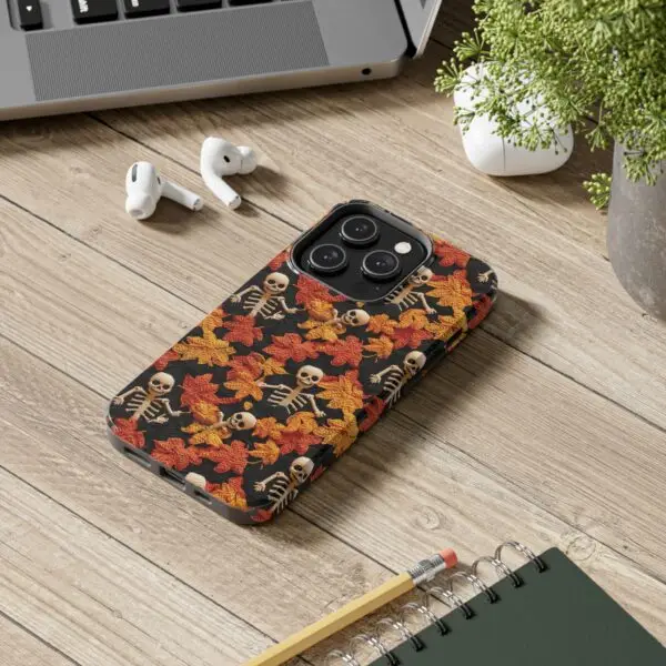 3D Autumn Skeleton Tough Phone Cases for iPhone and Samsung - Image 80