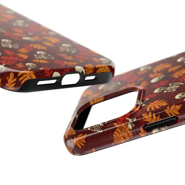 3D Orange Autumn Skeleton Tough Phone Cases for iPhone and Samsung - Image 103