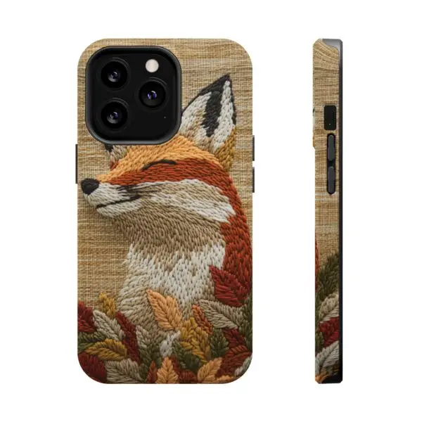 Autumn Whimsy Fox Magnetic Tough Case for iPhone and Samsung - Image 71