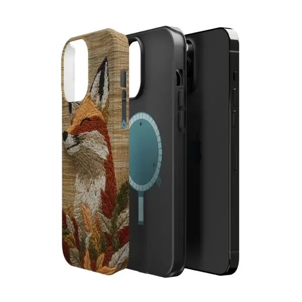 Autumn Whimsy Fox Magnetic Tough Case for iPhone and Samsung - Image 82