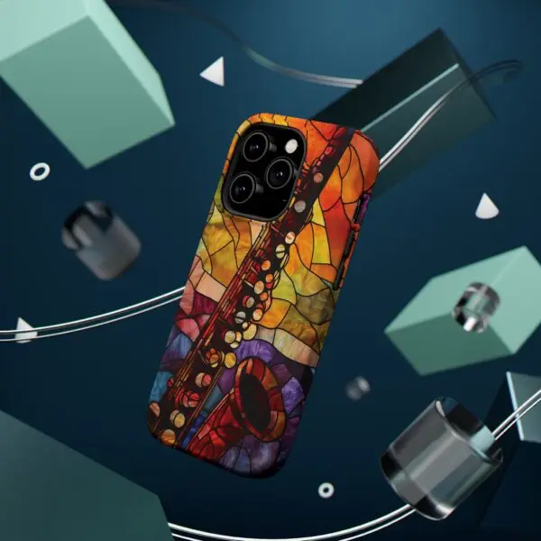 Symphonic Stained Glass Oboe Magnetic Tough Case for iPhone and Samsung - Image 23