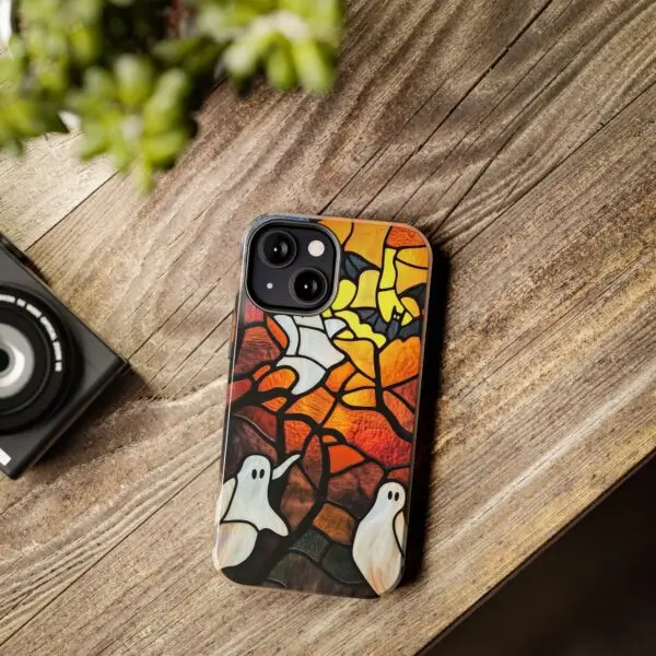 Spectral Stained Glass Halloween Tough Phone Case for iPhone and Samsung - Image 70