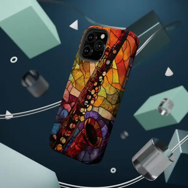 Symphonic Stained Glass Oboe Magnetic Tough Case for iPhone and Samsung - Image 78