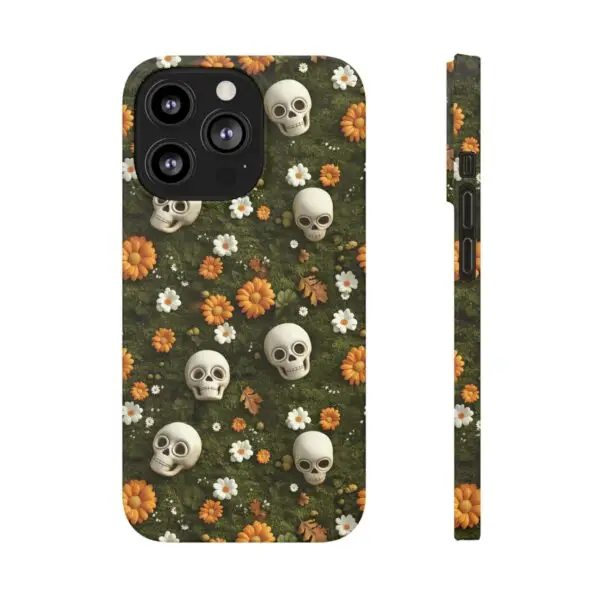 Autumn Requiem Mossy Autumn Skull Slim Phone Case for iPhone and Samsung - Image 24