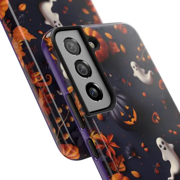 Spooky Harvest Autumn Halloween Skulls Tough Phone Cases for iPhone and Samsung - Image 117