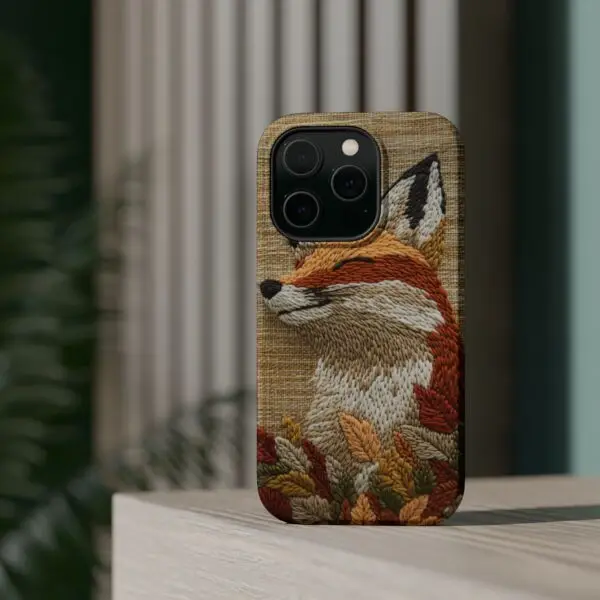 Autumn Whimsy Fox Magnetic Tough Case for iPhone and Samsung - Image 24