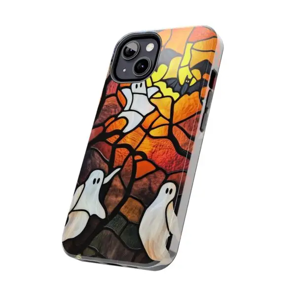 Spectral Stained Glass Halloween Tough Phone Case for iPhone and Samsung - Image 61