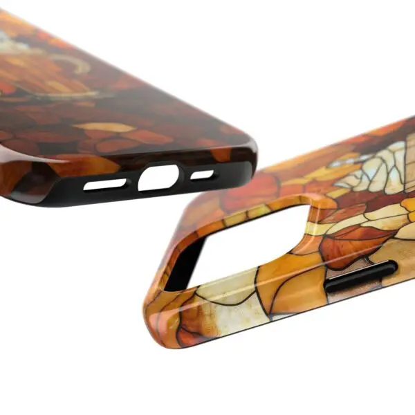 Stained Glass Pumpkin Spice Latte (PSL) Tough Phone Case for iPhone and Samsung - Image 103