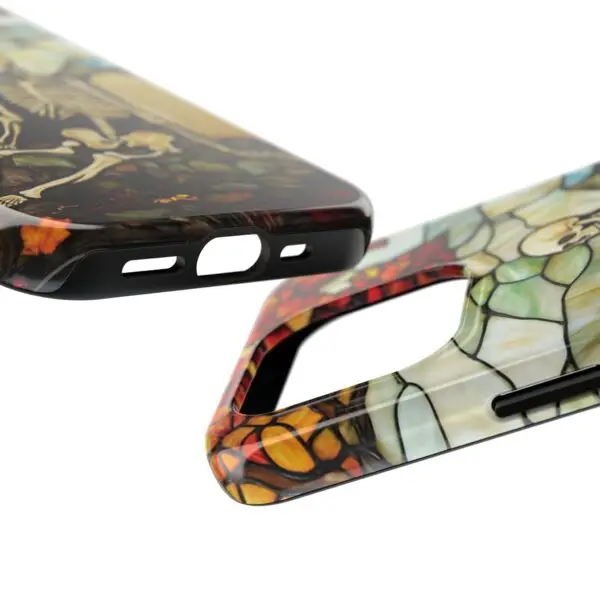 Autumn Graveyard Skeleton Tough Phone Cases for iPhone and Samsung - Image 93