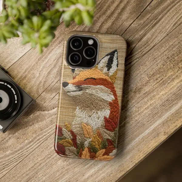 Autumn Whimsy Fox Magnetic Tough Case for iPhone and Samsung - Image 115