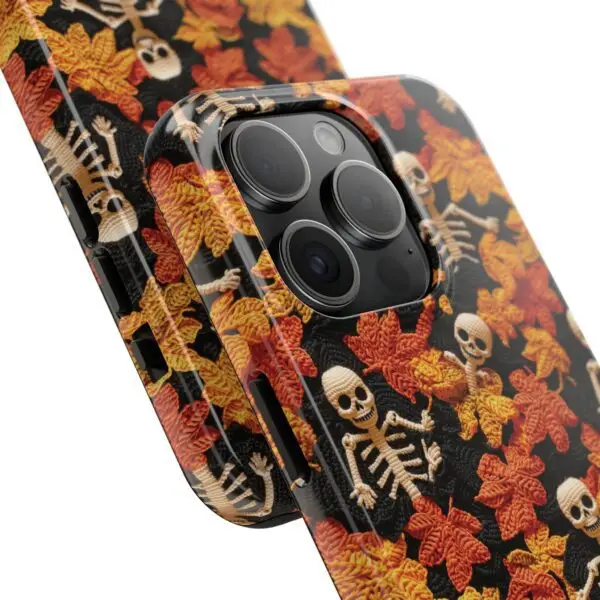 3D Autumn Skeleton Tough Phone Cases for iPhone and Samsung - Image 93