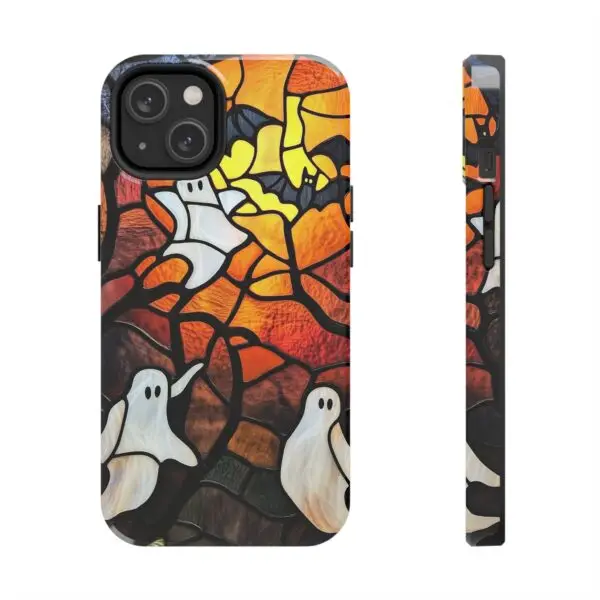 Spectral Stained Glass Halloween Tough Phone Case for iPhone and Samsung - Image 83