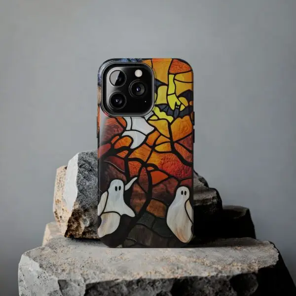 Spectral Stained Glass Halloween Tough Phone Case for iPhone and Samsung - Image 75