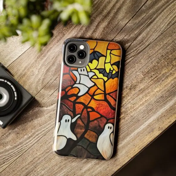 Spectral Stained Glass Halloween Tough Phone Case for iPhone and Samsung - Image 34