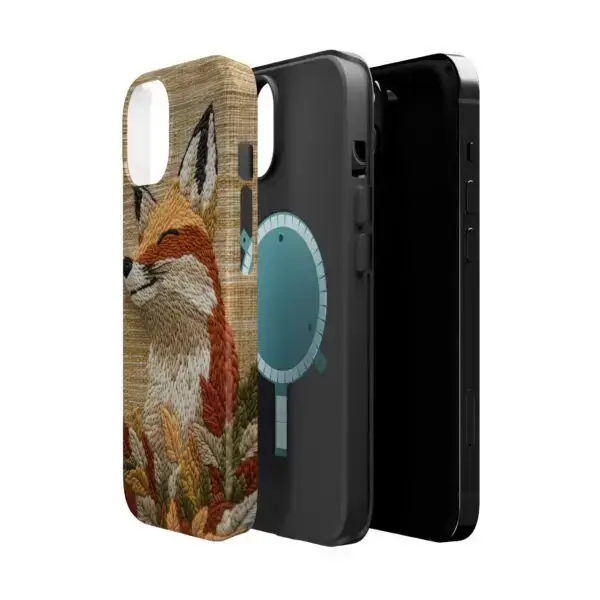 Autumn Whimsy Fox Magnetic Tough Case for iPhone and Samsung - Image 7