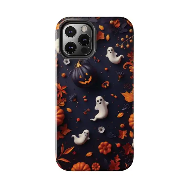 Spooky Harvest Autumn Halloween Skulls Tough Phone Cases for iPhone and Samsung - Image 48
