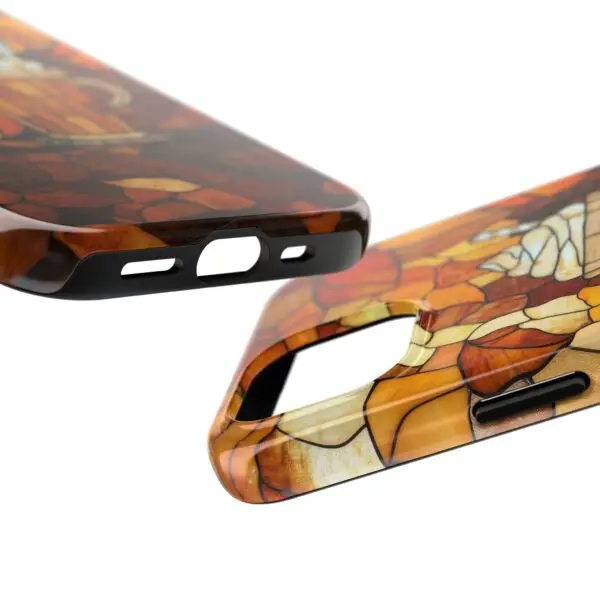 Stained Glass Pumpkin Spice Latte (PSL) Tough Phone Case for iPhone and Samsung - Image 3