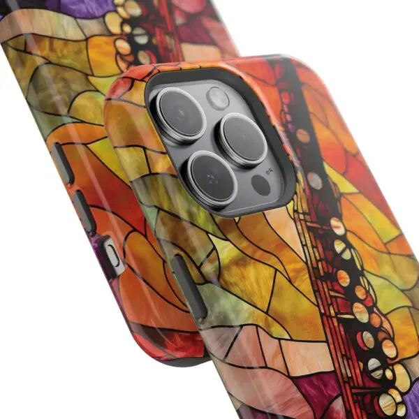 Symphonic Stained Glass Oboe Magnetic Tough Case for iPhone and Samsung - Image 113