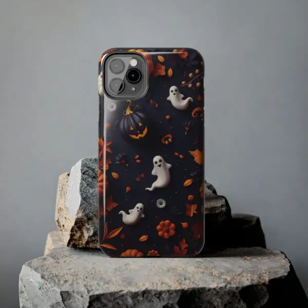 Spooky Harvest Autumn Halloween Skulls Tough Phone Cases for iPhone and Samsung - Image 33