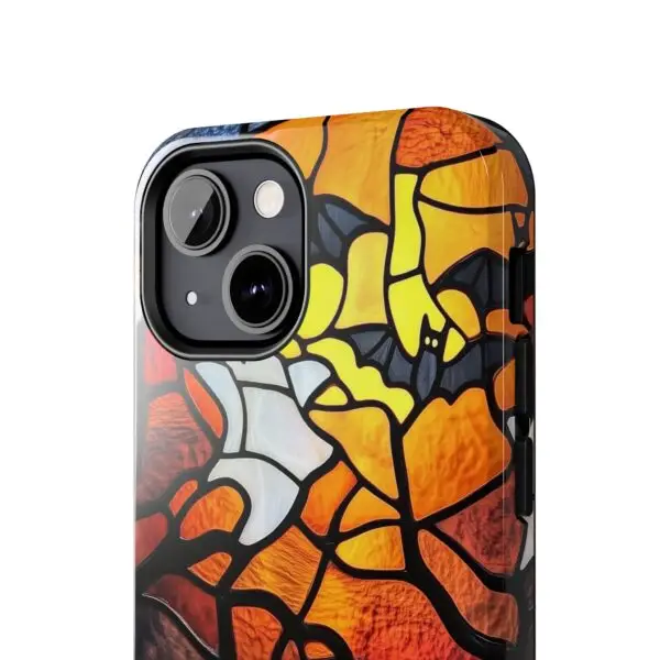 Spectral Stained Glass Halloween Tough Phone Case for iPhone and Samsung - Image 68