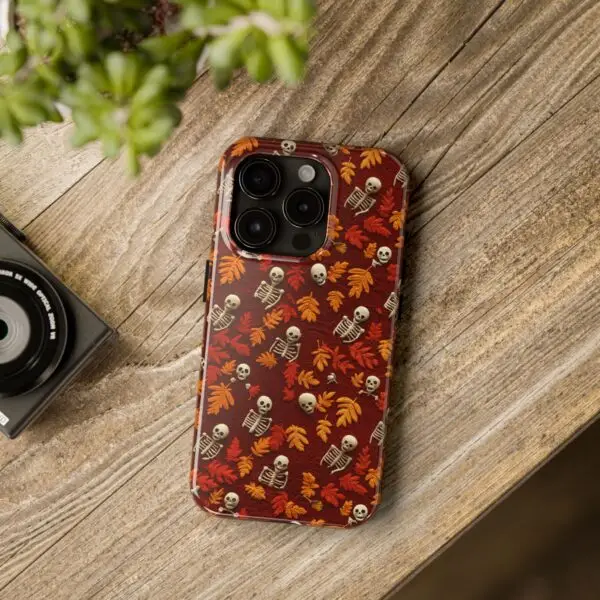 3D Orange Autumn Skeleton Tough Phone Cases for iPhone and Samsung - Image 95