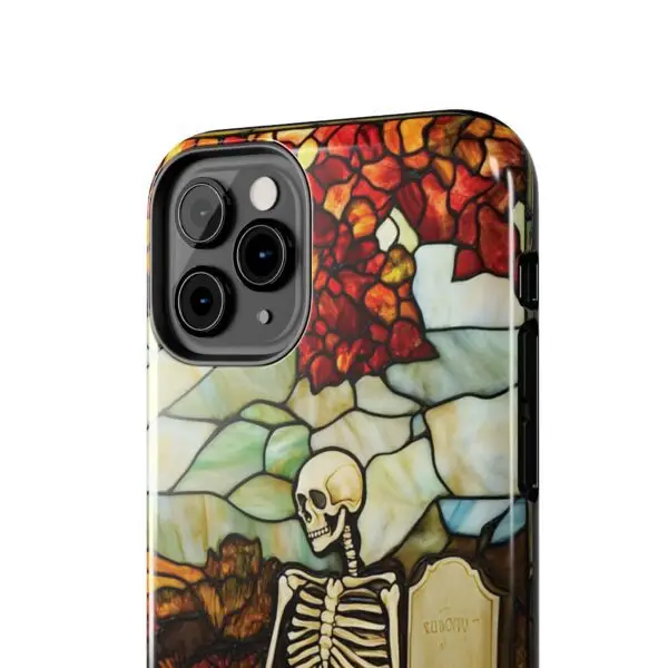 Autumn Graveyard Skeleton Tough Phone Cases for iPhone and Samsung - Image 26