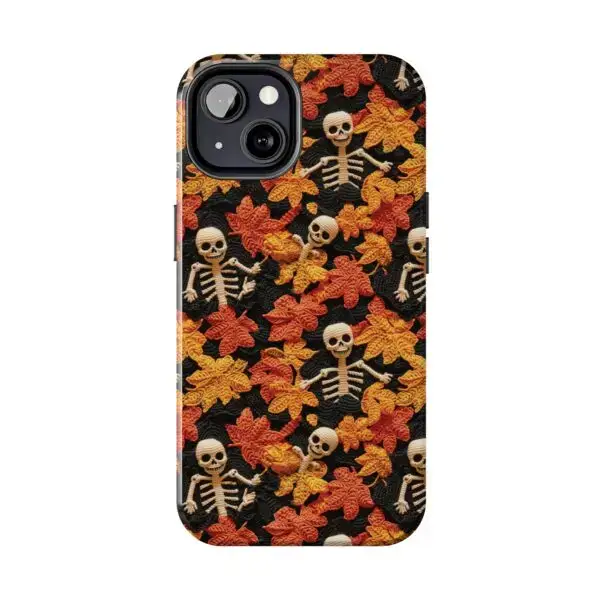 3D Autumn Skeleton Tough Phone Cases for iPhone and Samsung - Image 58