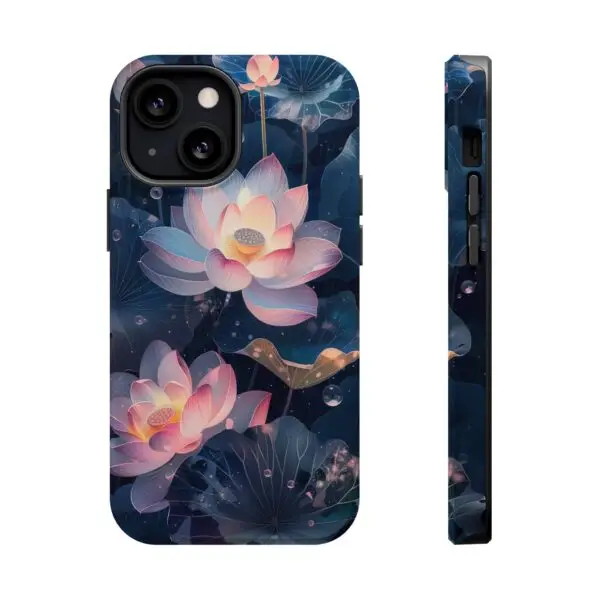 Dew-Kissed Lotus Magnetic Tough Case for iPhone and Samsung - Image 61