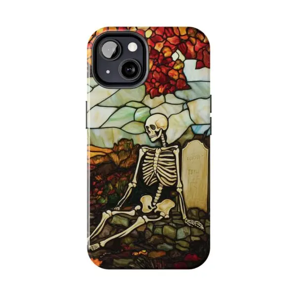Autumn Graveyard Skeleton Tough Phone Cases for iPhone and Samsung - Image 60
