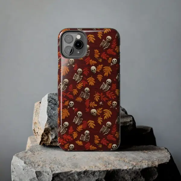 3D Orange Autumn Skeleton Tough Phone Cases for iPhone and Samsung - Image 33