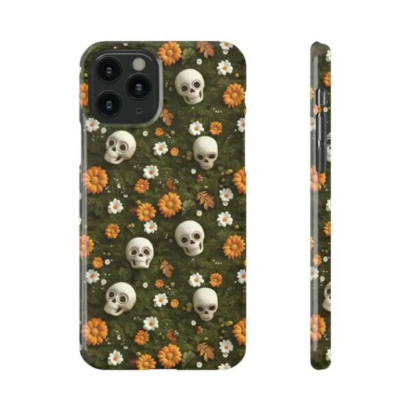Autumn Requiem Mossy Autumn Skull Slim Phone Case for iPhone and Samsung - Image 38