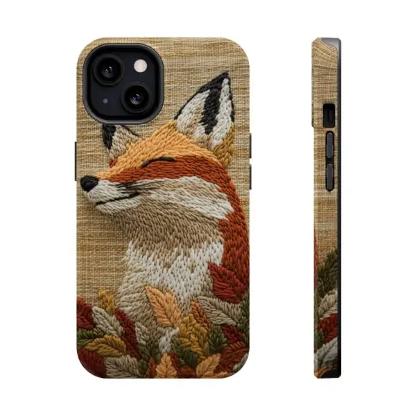 Autumn Whimsy Fox Magnetic Tough Case for iPhone and Samsung - Image 46