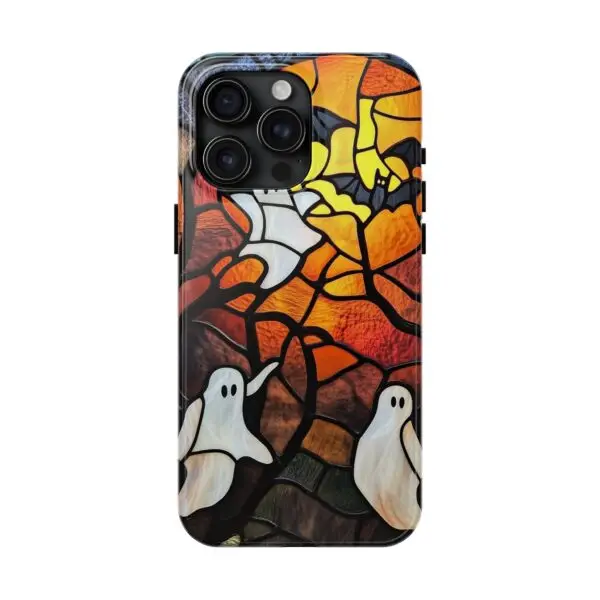 Spectral Stained Glass Halloween Tough Phone Case for iPhone and Samsung - Image 101