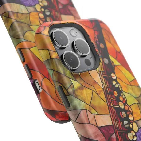 Symphonic Stained Glass Oboe Magnetic Tough Case for iPhone and Samsung - Image 118