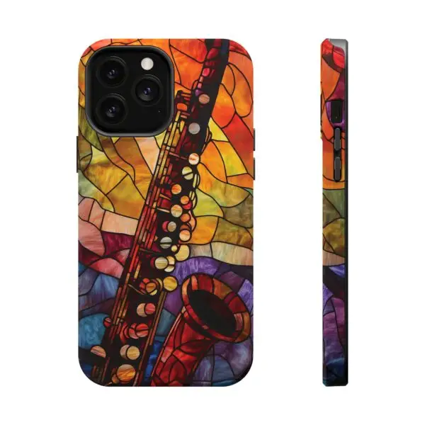 Symphonic Stained Glass Oboe Magnetic Tough Case for iPhone and Samsung - Image 81