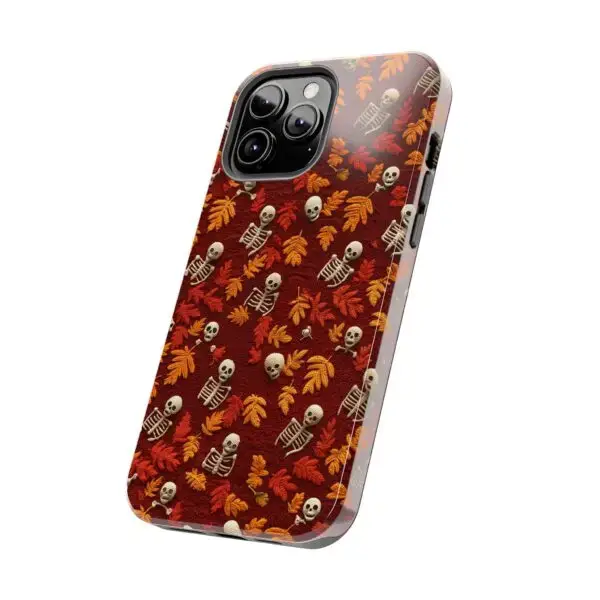 3D Orange Autumn Skeleton Tough Phone Cases for iPhone and Samsung - Image 80