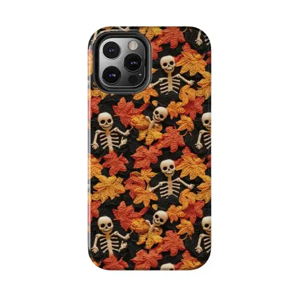 3D Autumn Skeleton Tough Phone Cases for iPhone and Samsung - Image 46