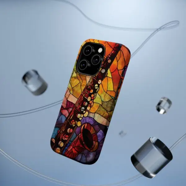 Symphonic Stained Glass Oboe Magnetic Tough Case for iPhone and Samsung - Image 20