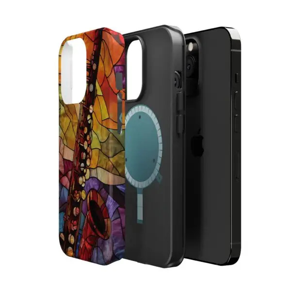Symphonic Stained Glass Oboe Magnetic Tough Case for iPhone and Samsung - Image 67
