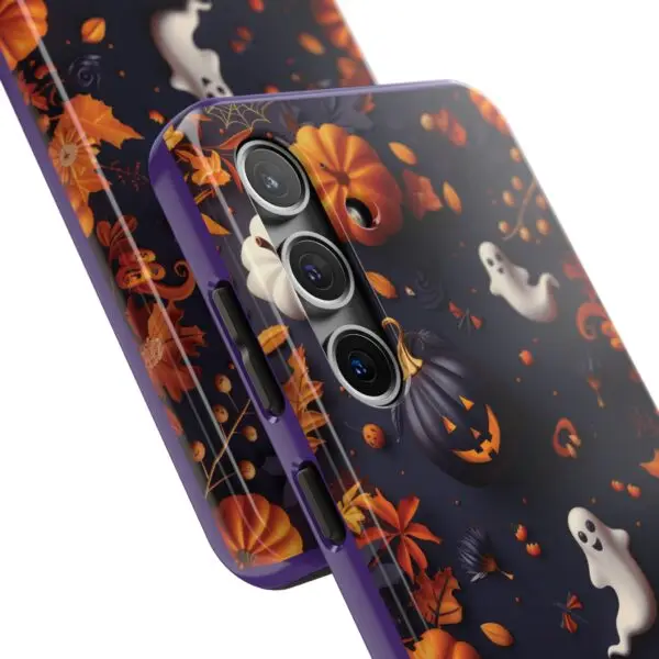 Spooky Harvest Autumn Halloween Skulls Tough Phone Cases for iPhone and Samsung - Image 107