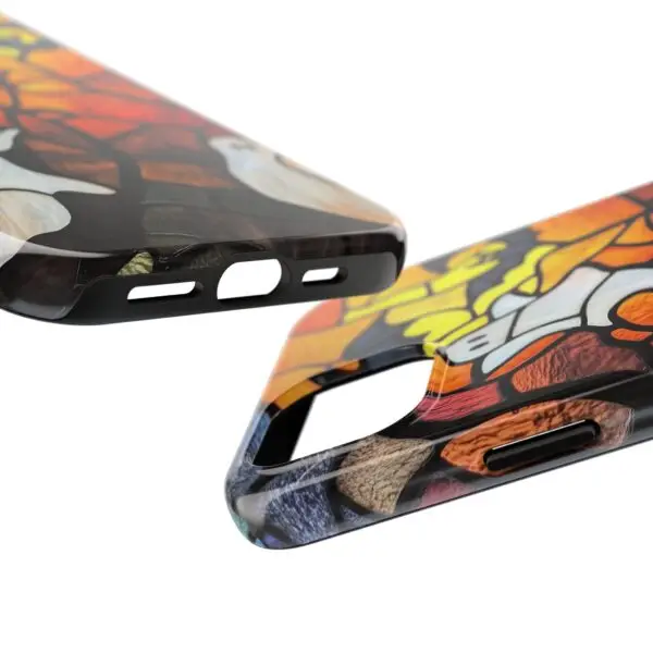 Spectral Stained Glass Halloween Tough Phone Case for iPhone and Samsung - Image 98