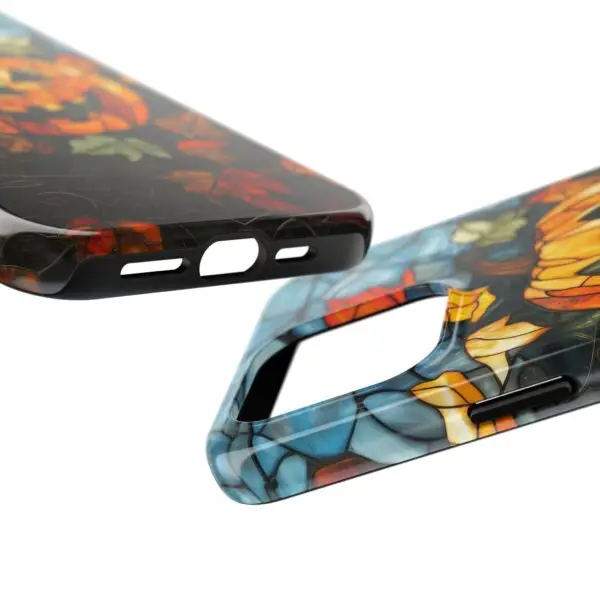 Luminous Lantern Halloween Stained Glass Tough Phone Case for iPhone and Samsung - Image 103